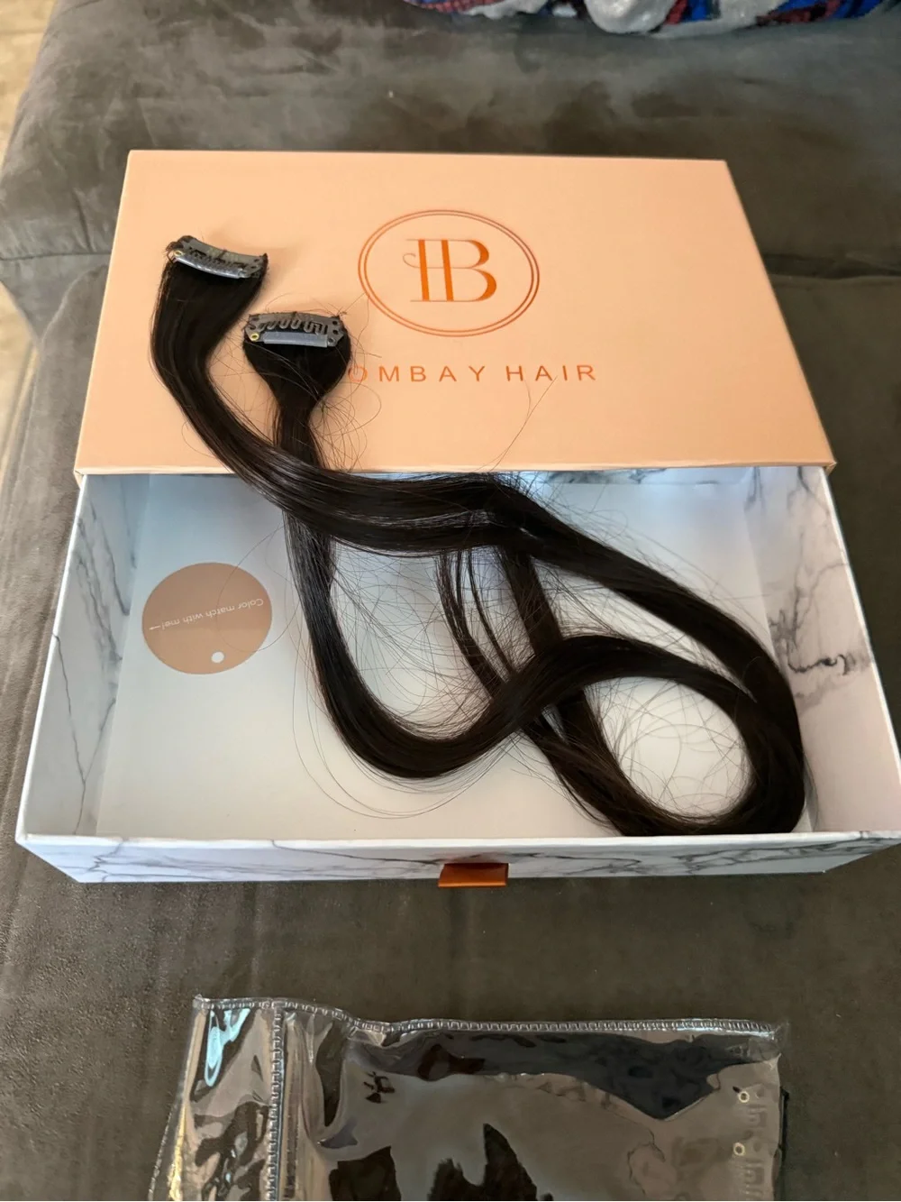 Bombay Dark Brown Clip-In Hair Extensions - Rich Dark Brown